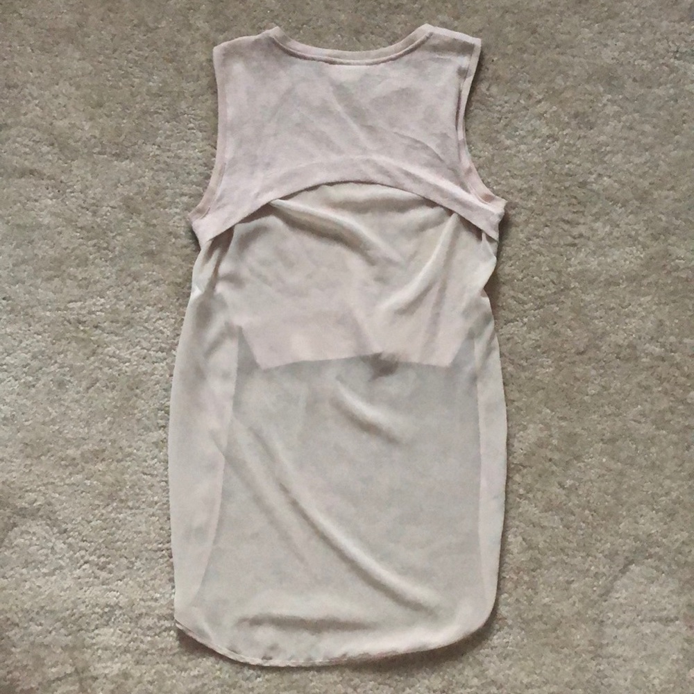 H&M Beige High-Low Crop Top - Picture 5 of 6